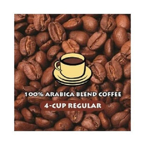 100 % Arabica - Regular - 4-Cup coffee