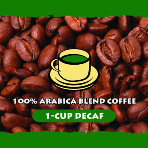 100% Arabica - Decaf - 1 Cup coffee