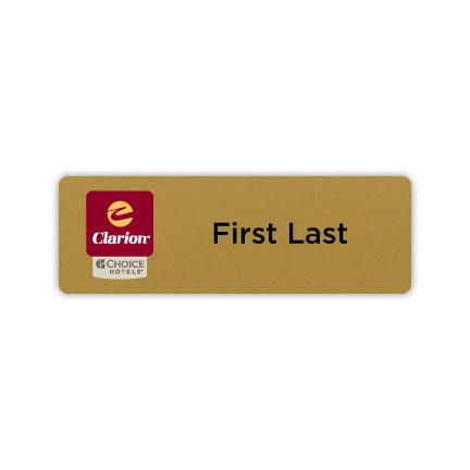 3" x 1" Name Badge - Clarion.