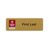 3" x 1" Name Badge - Clarion Hotel.