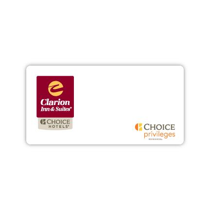 3" x 1.5" Name Badge - Clarion Inn & Suites.