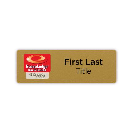 3" x 1" Name Badge - Econo Lodge Inn & Suites.