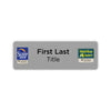 3" x 1" Name Badge - Dual Property - Full Color Logos - Sleep Inn + MainStay Suites.