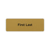 3" x 1" Name Badge - Dual Property - Full Color Logos - Sleep Inn + MainStay Suites.