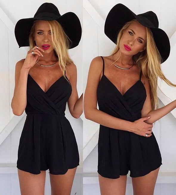 Casual sleeveless playsuit