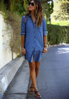 Denim slim dress