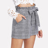 Straight legged pattern shorts