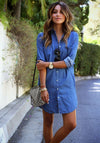 Cowboy denim dress