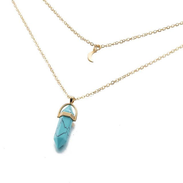 Moon stone necklace