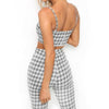 Plaid Two Piece Set Tracksuit