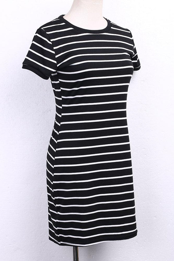 Striped art dress