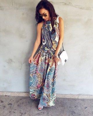 Boho Women Floral Maxi Dress