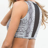 Snakeskin vest crop