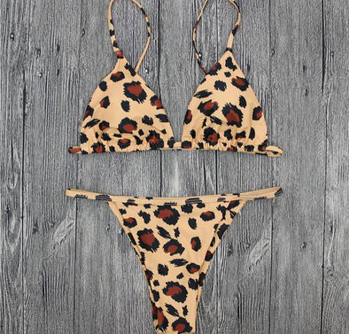 Leopard bikini set