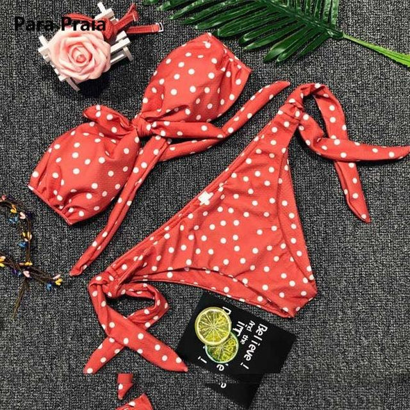 Polka bikini set