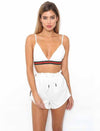 Two piece stripe set