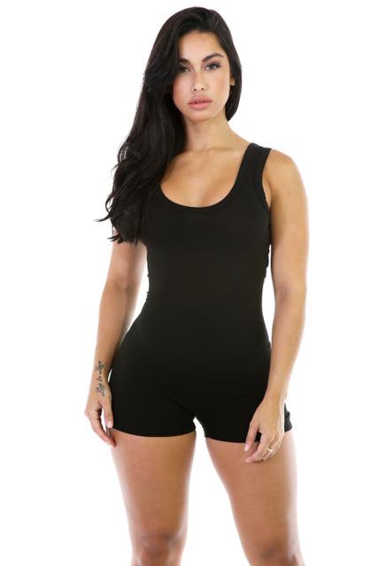 back tight romper