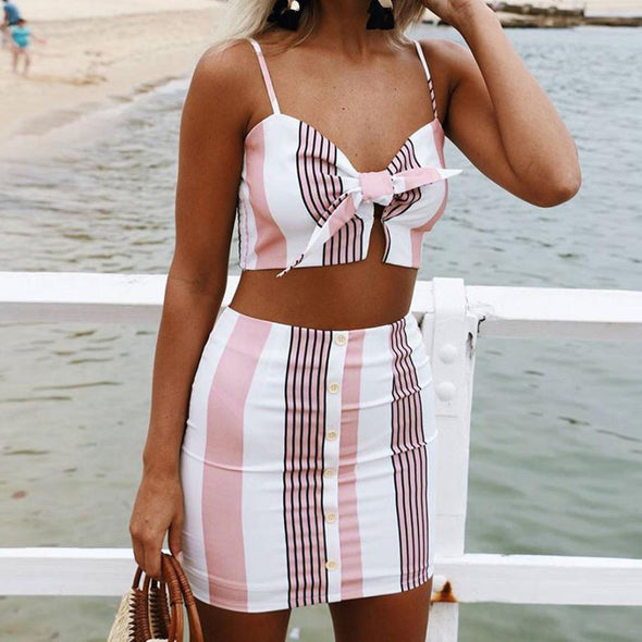 Beach bow two piece