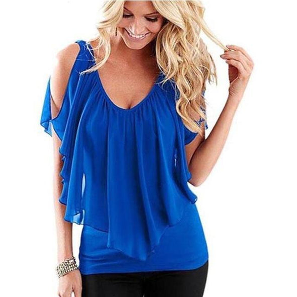 Ruffled blouse