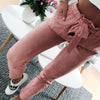 Suede style trousers