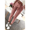 Suede style trousers