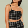 Checkered two piece