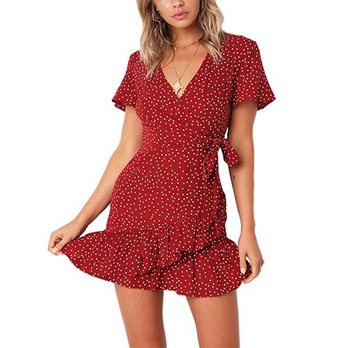 Dotty surprise dress