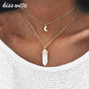 Moon stone necklace