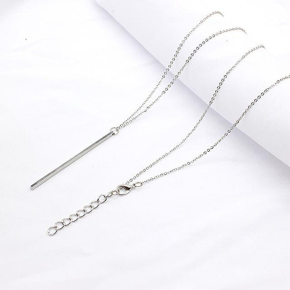 Stick pendant necklace