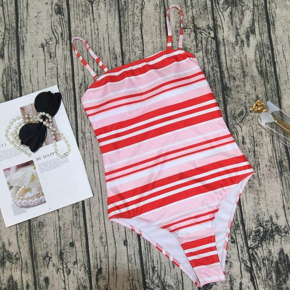 Pink striped set